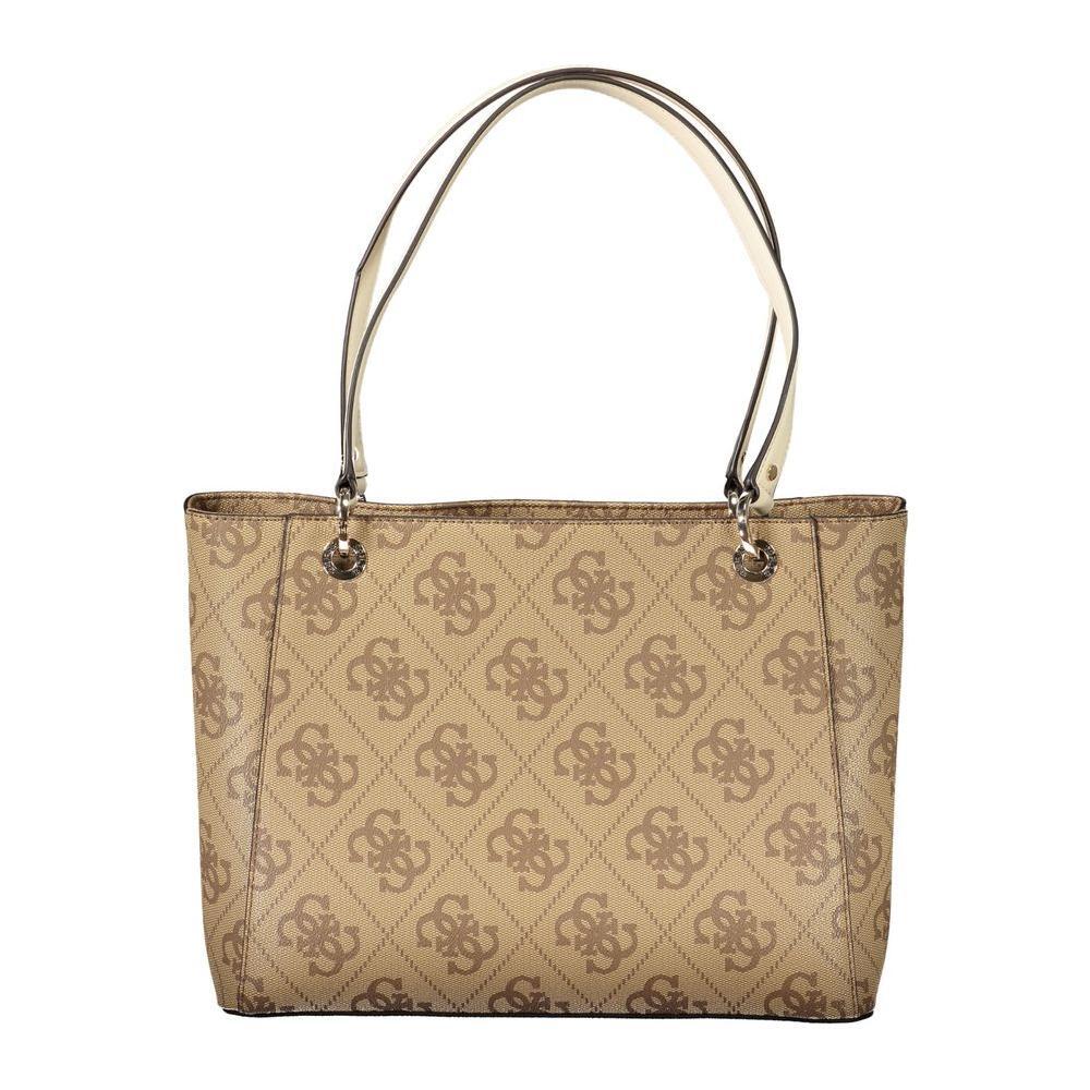 Front view with bag zipped and handles upright.