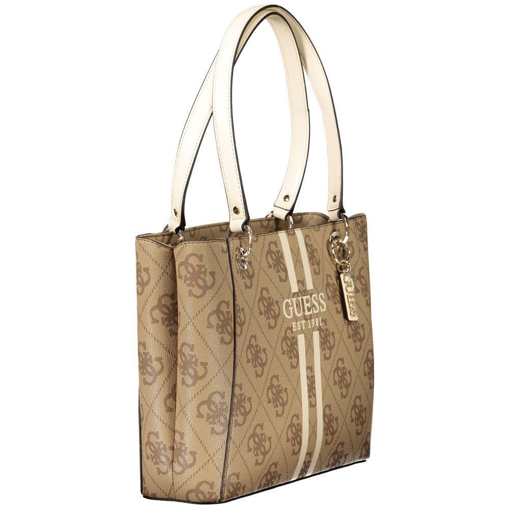 Front view with bag zipped and handles upright.