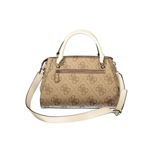 Guess Jeans Beige Polyethylene Women Handbag