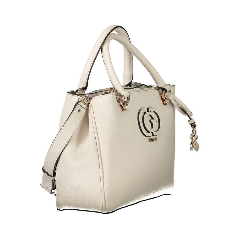 Front view with bag zipped and handles upright.
