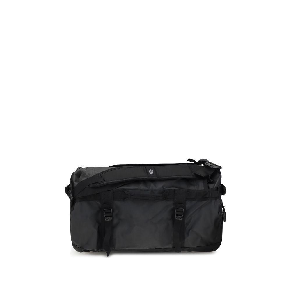 Front view with bag zipped and handles upright.