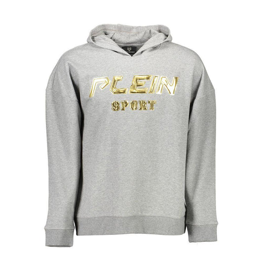 Plein Sport Gray Cotton Sweater PL-10036-S