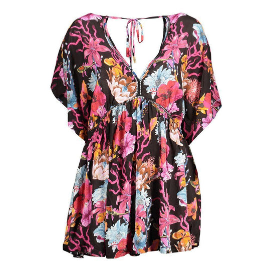 Desigual Black Cotton Dress DE-12567-XL