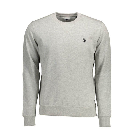 U.S. POLO ASSN. Gray Cotton Men's Sweatshirt