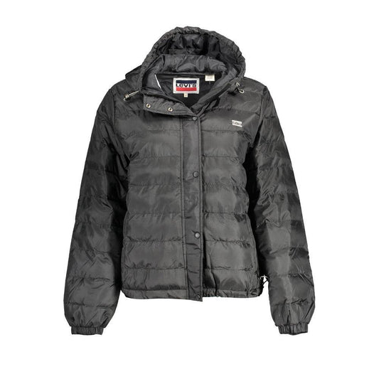 Levi's Black Polyester Jackets & Coat LE-16123-XS