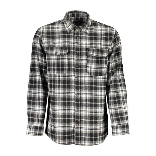 North Sails Black Cotton Shirt NO-16393-XXL