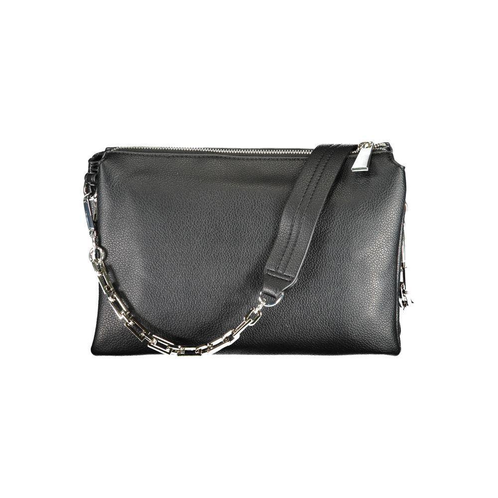 Front view with bag zipped and handles upright.