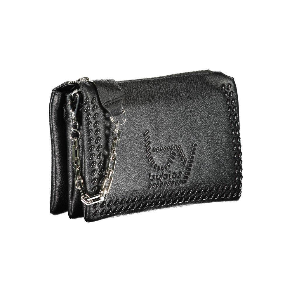 Front view with bag zipped and handles upright.