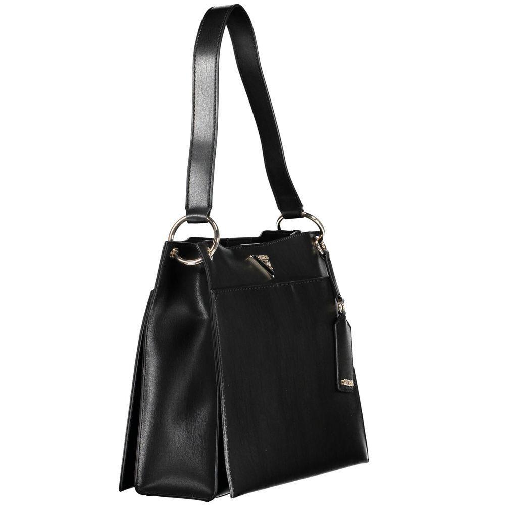 Front view with bag zipped and handles upright.