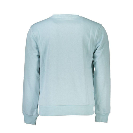 Cavalli Class Blue Cotton Sweater CA-21287-M