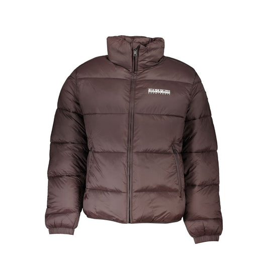 Napapijri Brown Polyamide Jacket NA-25115-S