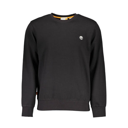 Timberland Black Organic Cotton Men Sweatshirt