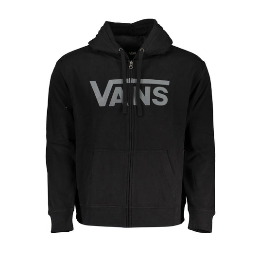 Vans Black Cotton Men's Hooded Sweatshirt 1728,67403481248,Black,Clothing,Men,New with tags,Sweaters - Clothing,Sweatshirts - Sweaters - Clothing,Vans,XS