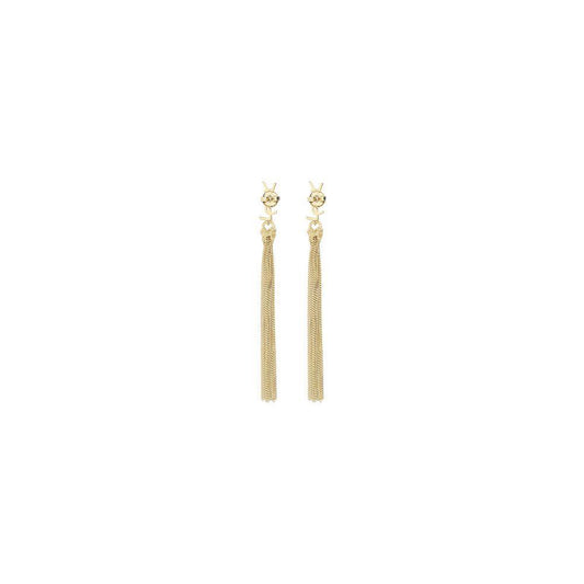 Saint Laurent Bo Pompons Chaines Brass Metal
