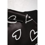 Dolce & Gabbana Black Polyester Heart Print Bomber Jacket JKT41523-44