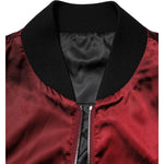 Dolce & Gabbana Maroon Nylon DG Crown Embroidery Jacket JKT41533-50