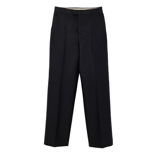 Gucci Black Cotton Casual Pants Gucci