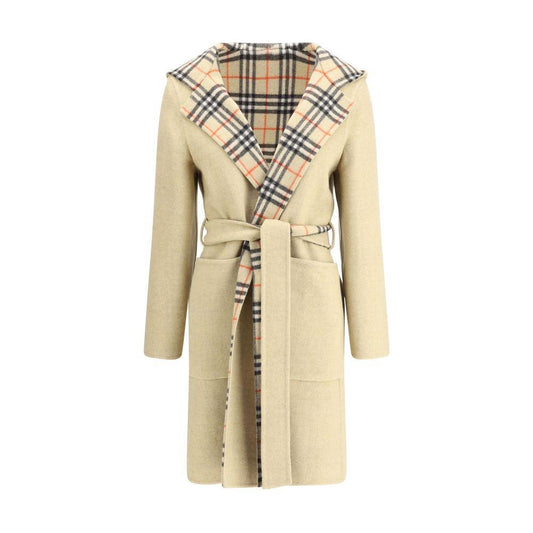 Burberry Reversible wool robe Coat BU-8113069B9368-4