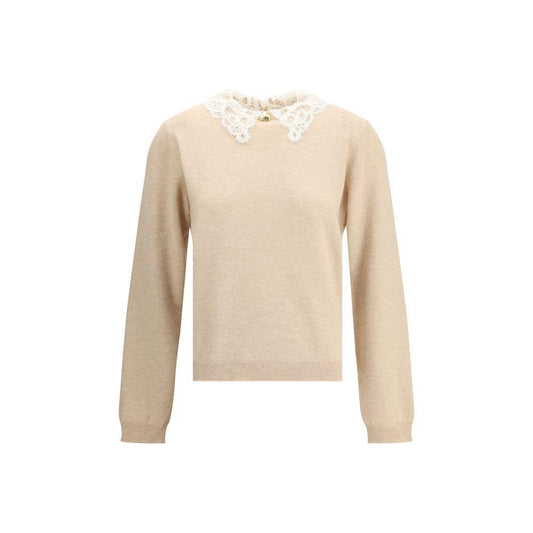 Fabiana Filippi Lace collar Sweater FA-MAD215F048L5900158-IT42 | L