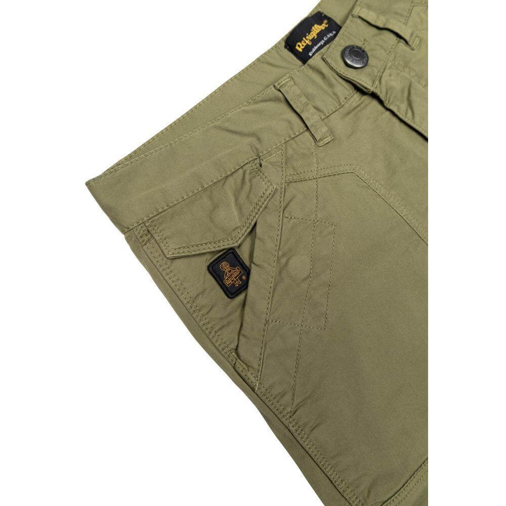 Refrigiwear Green Cotton Bermuda RE-15824000149-W29