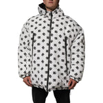 Dolce & Gabbana White DG Monogram Hooded Puffer Jacket JKT41555-2