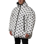 Dolce & Gabbana White DG Monogram Hooded Puffer Jacket JKT41555-2
