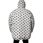 Dolce & Gabbana White DG Monogram Hooded Puffer Jacket JKT41555-2