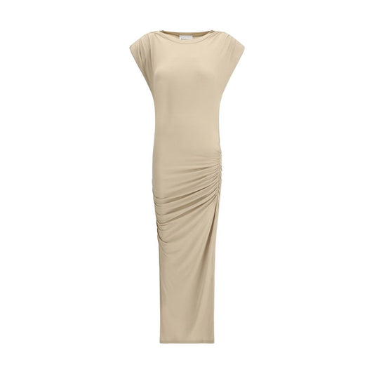 Marant Etoile Draped midi Dress MA-RO0802FAC3K01E23SD-IT36 | XS