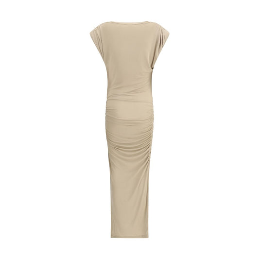 Marant Etoile Draped midi Dress MA-RO0802FAC3K01E23SD-IT36 | XS
