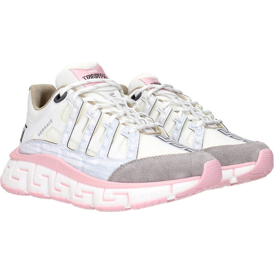 Versace Beige Fabric Athletic Sneakers VE-15248501702921-EU38/US8