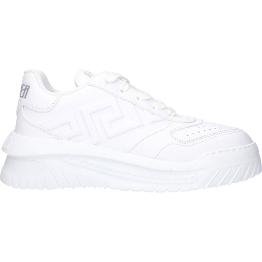 Versace White Leather Sneakers