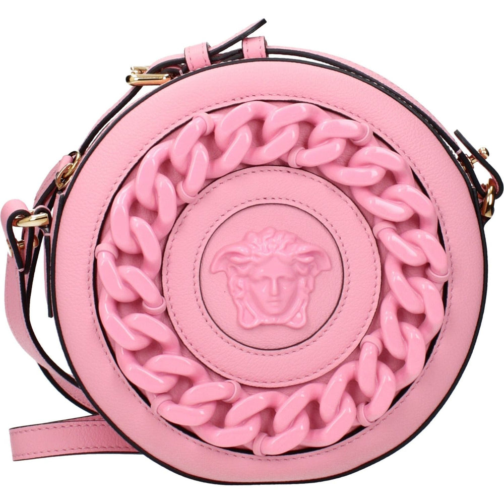 Versace Pink Leather Crossbody Bags