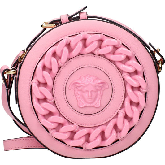 Versace Pink Leather Crossbody Bags