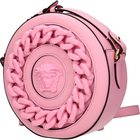 Versace Pink Leather Crossbody Bags