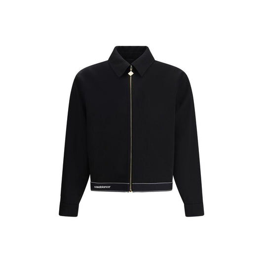 Casablanca Wool Sports Jacket CA-MPF25JK42501BLACK-IT44 | XS