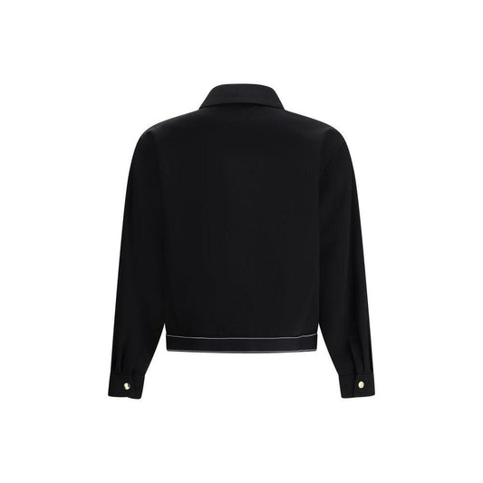 Casablanca Wool Sports Jacket CA-MPF25JK42501BLACK-IT44 | XS