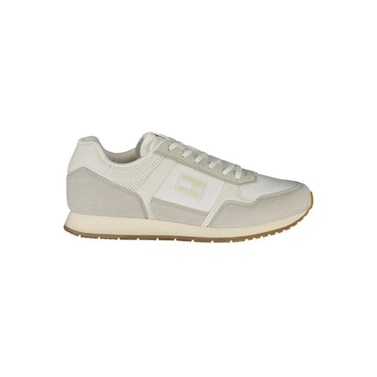 Tommy Hilfiger White Polyester Men Sneaker TO-39415-EU40/US7