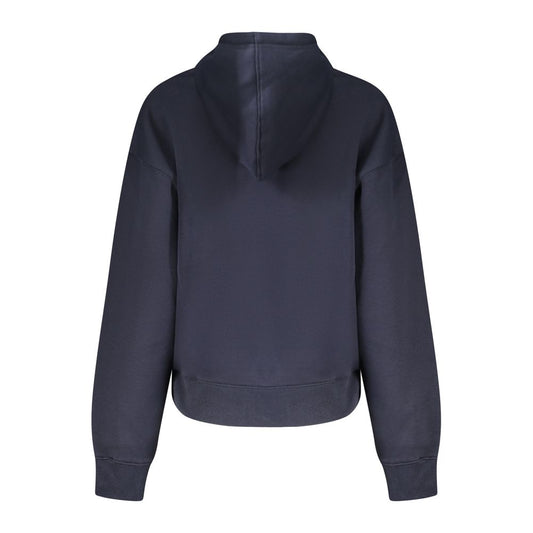 Pepe Jeans Blue Cotton Women Hoodie PE-39433-XS