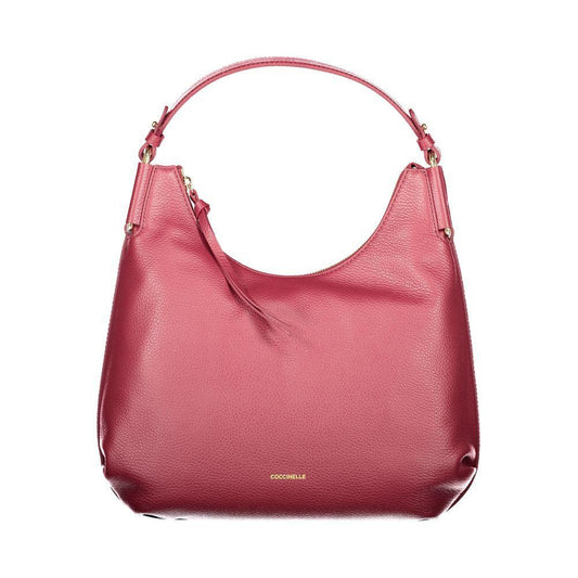 Coccinelle Purple Leather Women Handbag