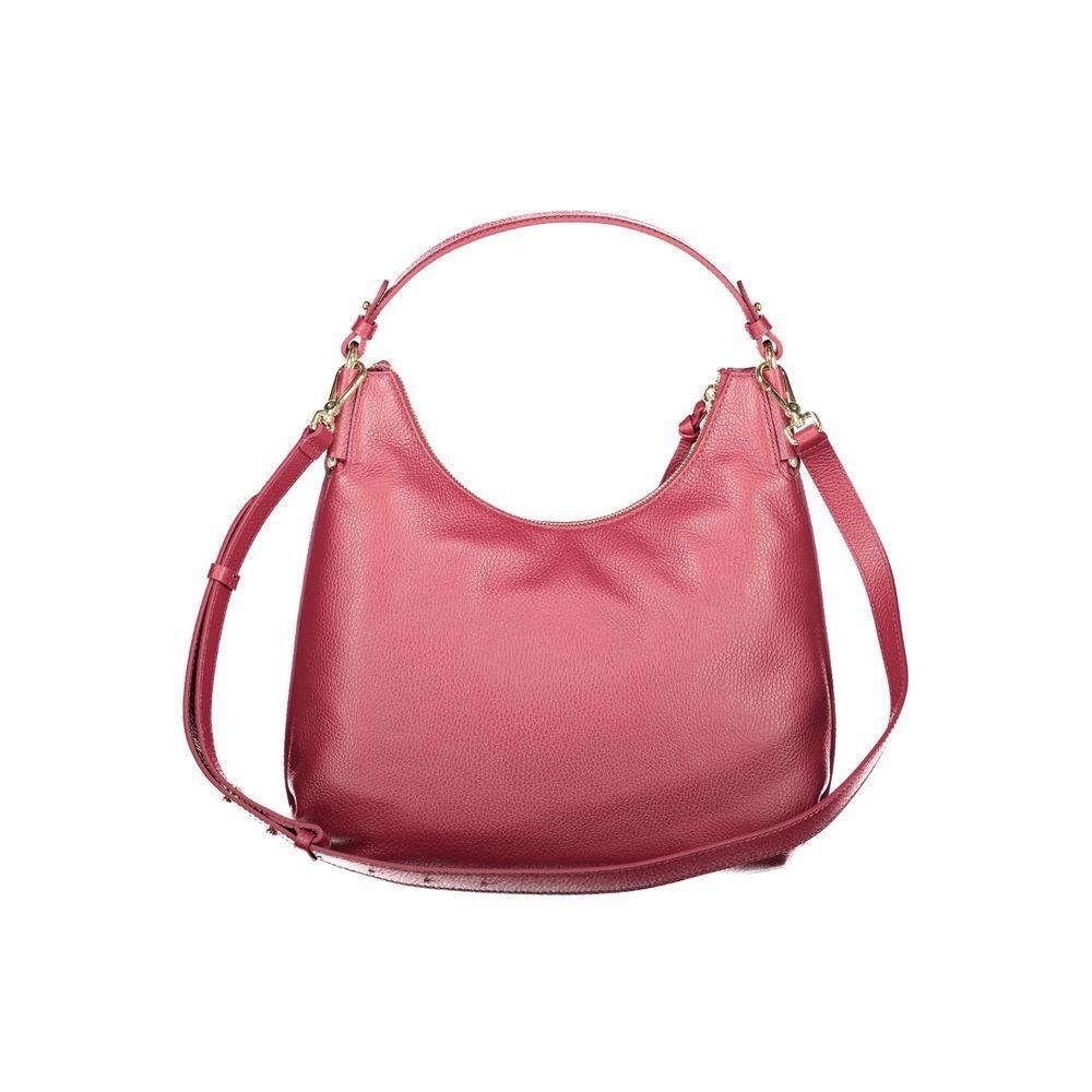 Front view with bag zipped and handles upright.