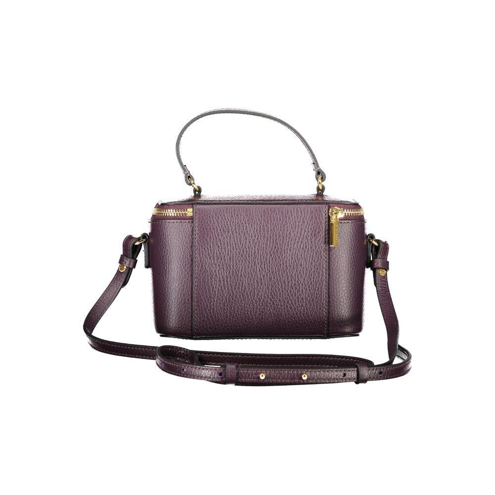 Front view with bag zipped and handles upright.