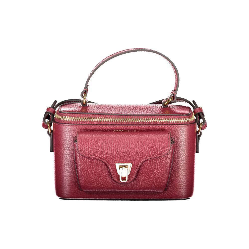 Front view with bag zipped and handles upright.