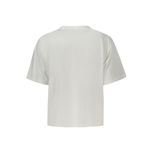 Guess Jeans White Cotton Women T-Shirt