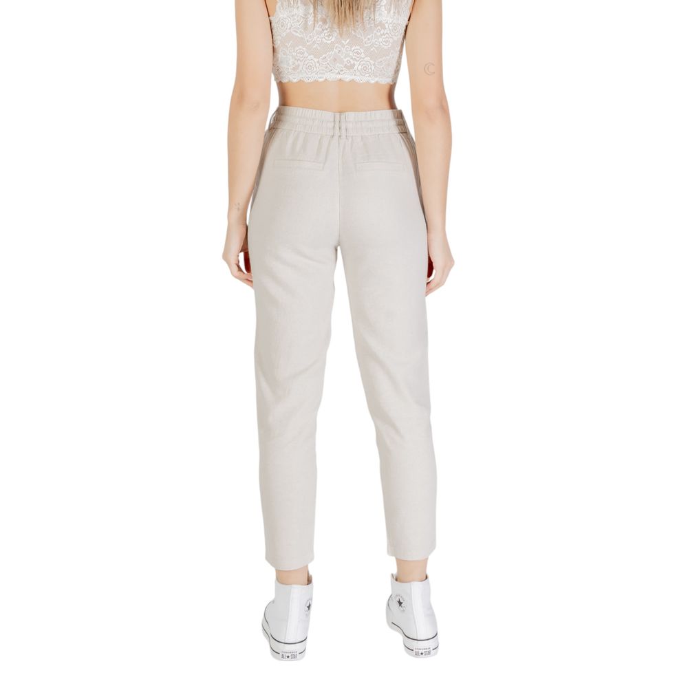 Only Beige Linen Casual Pants 1728,71956299936,Beige,Casual Pants - Pants - Clothing,Clothing,L/32,New with tags,Only,Pants - Clothing,Women