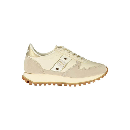 Blauer Beige Leather Women Sneaker 1728,67403481248,Athletic - Sneakers - Shoes,Beige,Blauer,EU39/US9,EU40/US10,EU41/US11,New with tags,Shoes,Sneakers - Shoes,Women