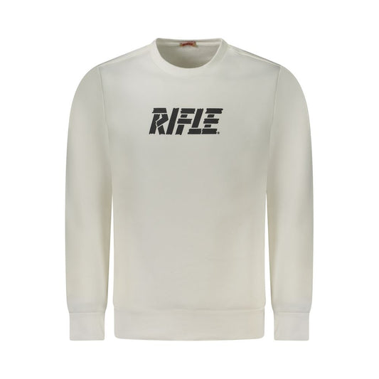 Rifle White Cotton Sweatshirt Rifle
