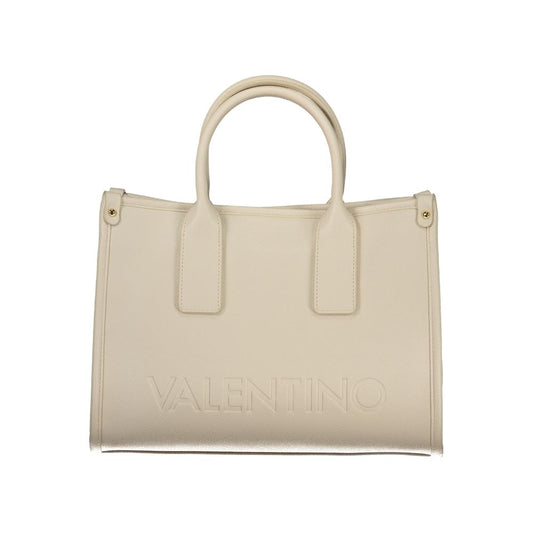 Valentino Beige Polyethylene Handbag