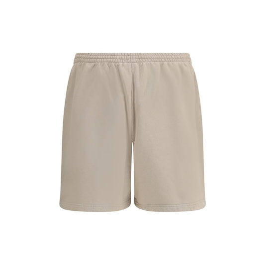 Balenciaga Beige Cotton Bermuda Shorts Balenciaga