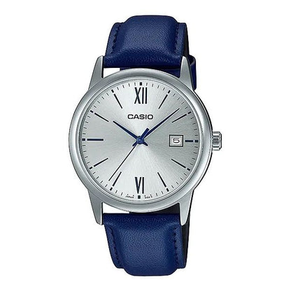 CASIO COLLECTION Mod. DATE, LEATHER - SILVER