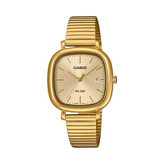 CASIO COLLECTION Mod. DATE SQUARE - GOLD WATCHES
